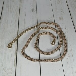TORY BURCH • Leather Chain Belt